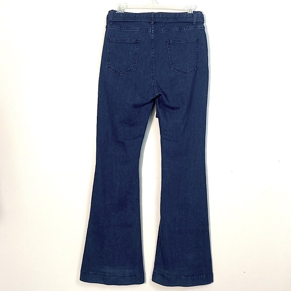 Stretch Flare Jeans with belt size large - Picture 6 of 11
